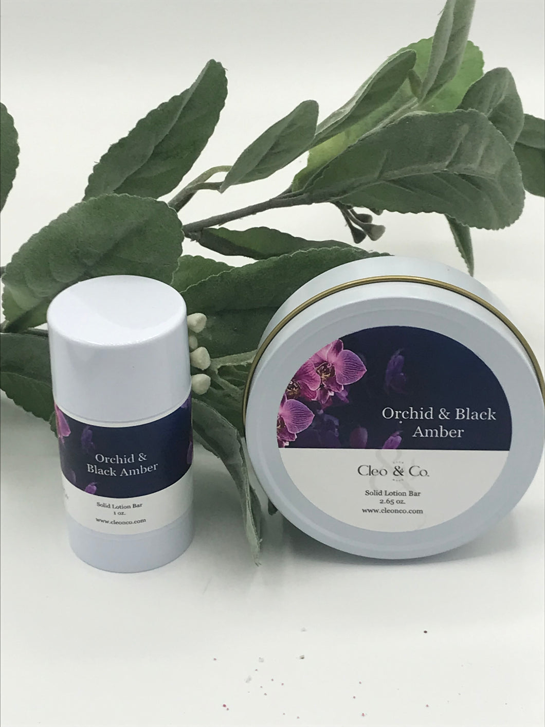 Orchid & Black Amber Lotion Bar